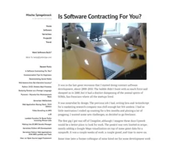 Spiegelmock.com(All the text that's fit to blog) Screenshot