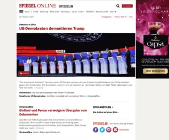 Spiegelonline.de(DER SPIEGEL) Screenshot