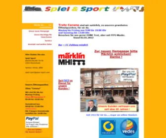 Spiel-Sport.com(Spielzeug vom Fachmann zu fairen Preisen) Screenshot