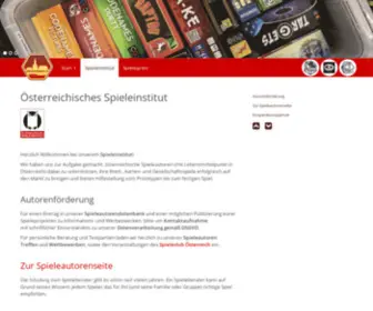 Spieleinstitut.at(Österreichisches Spieleinstitut) Screenshot