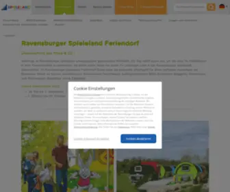 Spieleland-Feriendorf.de(Ravensburger Spieleland) Screenshot