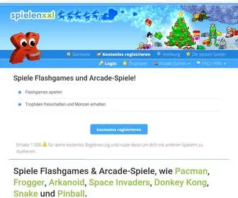 Spielenxxl.de(Spiele Flashgames und Arcade) Screenshot