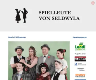 Spielleutevonseldwyla.ch(Spielleute von Seldwyla) Screenshot