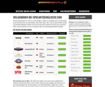 SpielmitdemGlueck.com(Spiel mit dem Glück) Screenshot