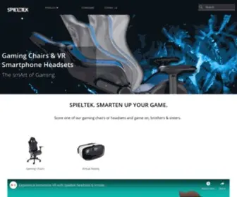 Spieltekgaming.com(Gaming Chairs & VR Smartphone Headsets) Screenshot