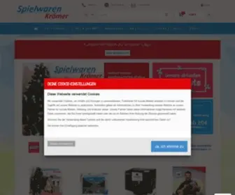 Spielwaren-Kroemer.de(Krömer) Screenshot