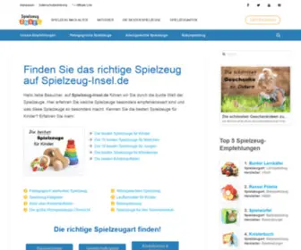 Spielzeug-Insel.de(Finden Sie das richtige Spielzeug auf) Screenshot