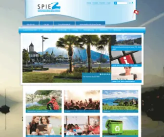 Spiez.com(Touristische Webseite Spiez) Screenshot