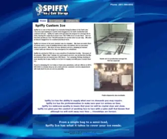 Spiffyice.com(Spiffy Ice Manufacturing) Screenshot