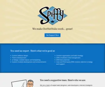 Spiffywebteam.com(DotNetNuke (DNN) support) Screenshot