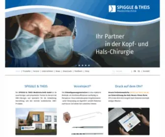 Spiggle-Theis.com(SPIGGLE & THEIS Medizintechnik GmbH) Screenshot