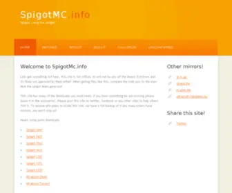 Spigotmc.info(Spigot Mirror) Screenshot