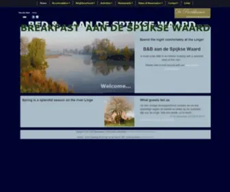 Spijksewaard.nl(B&B Aan de Spijkse waard) Screenshot