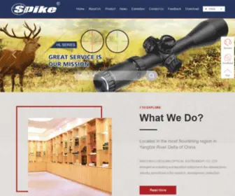 Spike-Scopes.com(Riflescope, Magnifier, Flashlight, Red Dot, Laser Sight Manufacturers and Factory) Screenshot