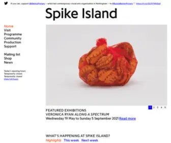 Spikeisland.org.uk(Spike Island) Screenshot