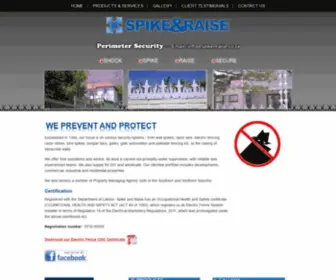 Spikenraise.co.za(Electric Fencing Cape Town) Screenshot