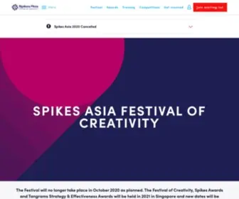 Spikes.asia(Spikes Asia 2022) Screenshot