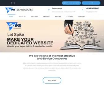 Spiketech.in(Website Designing Company in Chennai) Screenshot