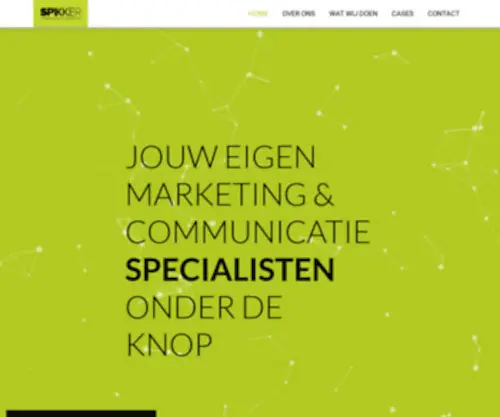 Spikker.nl(Creatief marketingbureau) Screenshot