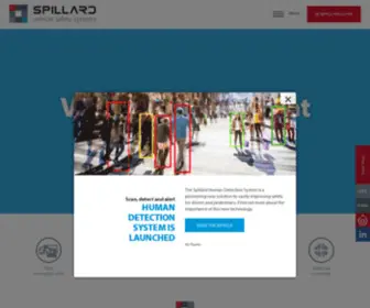 Spillard.com(Spillard vehicle & equipment safety CCTV & detection systems) Screenshot