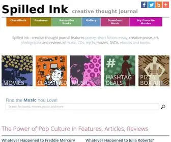 Spilledink.com(Spilled Ink Creative Writing Journal) Screenshot