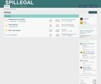 Spillegal.no(Er et norsk diskusjonsforum for TV) Screenshot
