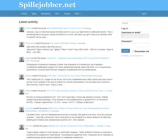 Spillejobber.net(Contact Support) Screenshot