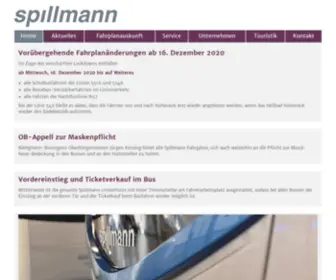 Spillmann-Linien.de(Spillmann Linien) Screenshot