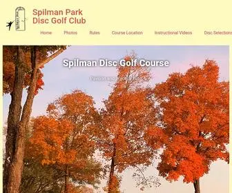 Spilmandgc.org(Spilman Disc Golf Course) Screenshot