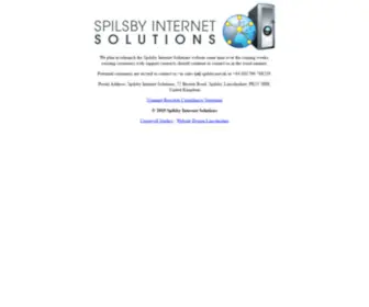 Spilsby.net(Spilsby Internet Solutions) Screenshot
