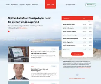 Spiltanfonder.se(Spiltan Fonder®) Screenshot