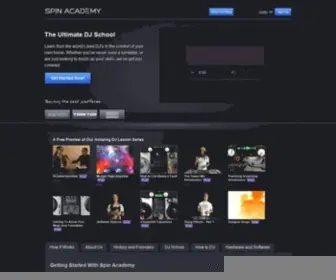Spin-Academy.com(DJ School) Screenshot