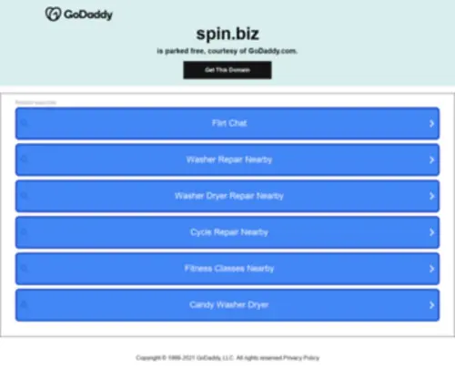 Spin.biz(Travel media shopping spin.biz) Screenshot