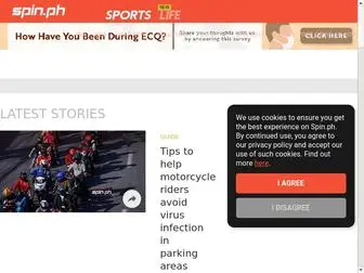 Spin.com.ph(Sports Interactive Network Philippines) Screenshot