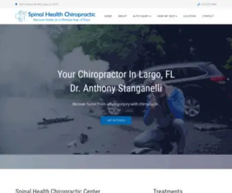 Spinalhealthchiropractic.com(Largo, FL Chiropractor) Screenshot