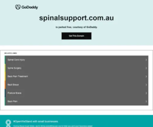 Spinalsupport.com.au(Health Beds) Screenshot