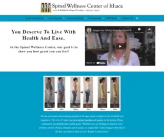 Spinalwellnessithaca.com(Spinal Wellness Center) Screenshot