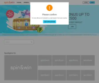 Spinandwin.com Screenshot
