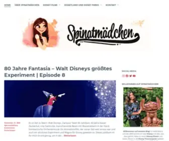 Spinatmaedchen.com(Der deutsche Disney Blog) Screenshot