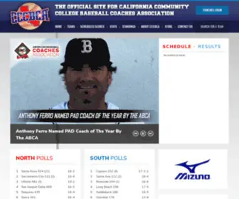 Spincostats.com(California Community College Sports Statistics) Screenshot