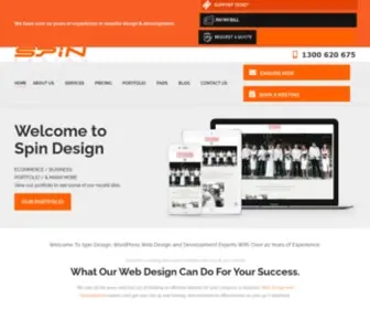 Spindesign.com.au(Ecommerce Website Design Agency Sydney) Screenshot