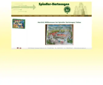 Spindler-Kartonagen.de(Spindler Kartonagen GmbH & Co. KG) Screenshot