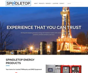 Spindletopep.com(Spindletop Energy Products) Screenshot