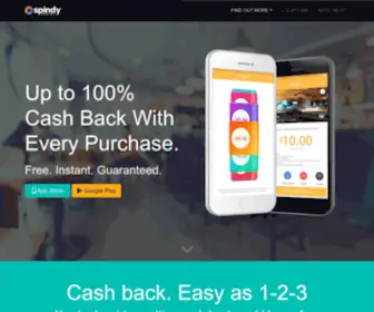 Spindyapp.com(100% real cash back) Screenshot