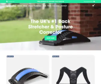 Spine-Fix.co.uk(Naturally fix postural imbalances) Screenshot