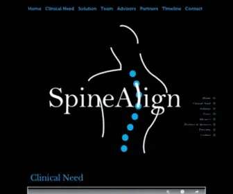 Spinealignsurgical.com(Spine Align) Screenshot