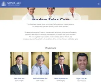 Spinecare.com(Private Site) Screenshot