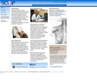 Spinecarephysicians.com(One-stop treatment for your orthopedic problems) Screenshot