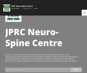 Spinecentrejaipur.com(JPRC Neuro) Screenshot