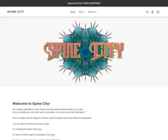 Spinecity.com.au(Spine City Cacti and Succulents Australia) Screenshot